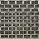 Interwoven Reeded Wire Square, Satin Nickel 3mm