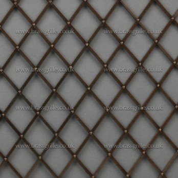Regency Diamond Small, Antique Brass 3mm
