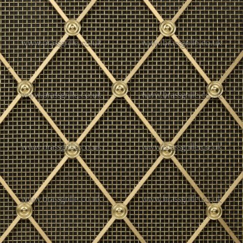 Regency Diamond Large, Brass 4mm Regency Diamond Large, Brass 4mm